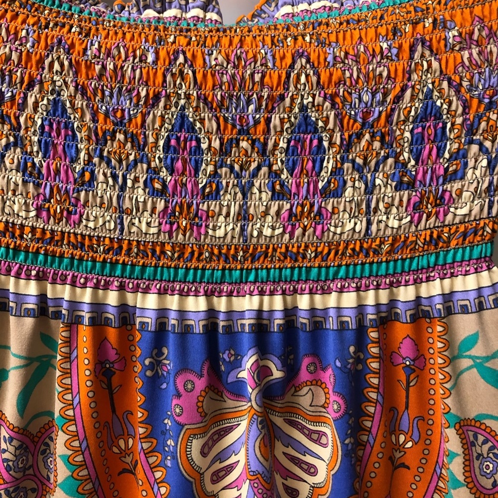 Yahada Multi-color Sundress Size Medium - Picture 6 of 8